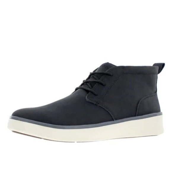 New IZOD 10 Palmer Men Chukka Boots Black Leather Round Toe Lace-up Shoe Sneaker main image 7